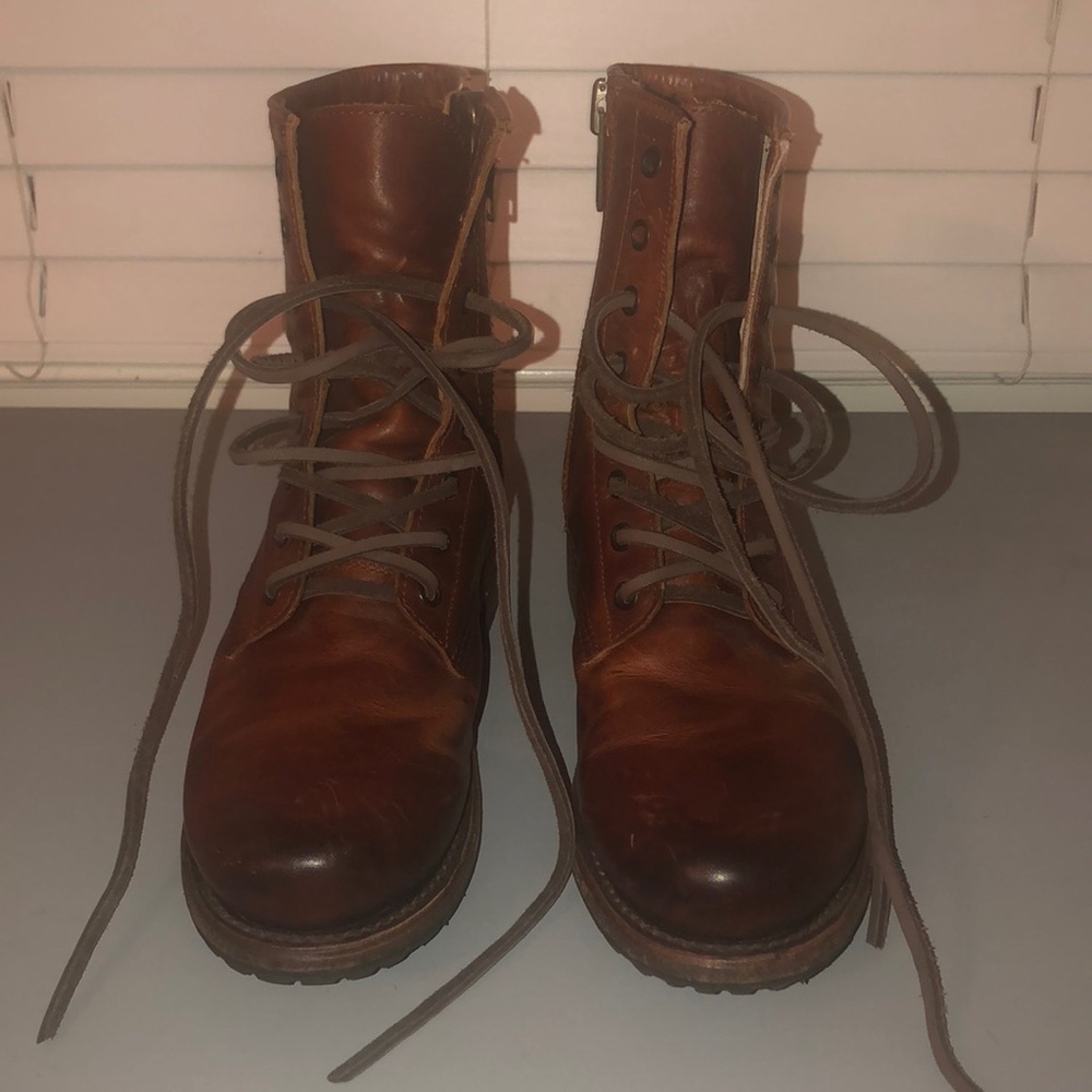Freebird brown genuine leather boots.